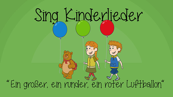 Ein großer, ein runder, ein roter Luftballon